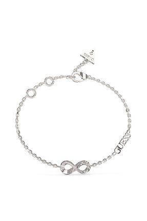 دستبند استیل (فولاد) سفید زنانه استیل (فولاد) Guess - کد 794350656