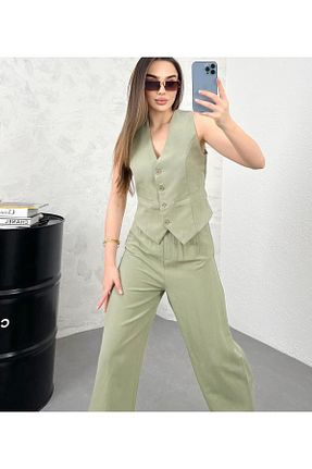 ست بالاتنه و پائین تنه رنگی زنانه بافتنی ModaLavida - کد 934136169