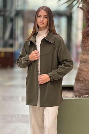 کلاه و ابایا خاکی زنانه پلی استر Nuss - کد 865081892