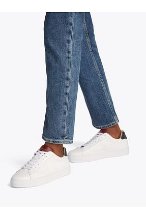 کفش اسنیکر طلائی مردانه بند دار Tommy Hilfiger - کد 934168998