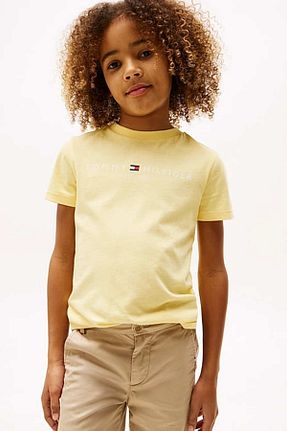 تیشرت زرد بچه گانه رگولار Tommy Hilfiger - کد 935084419