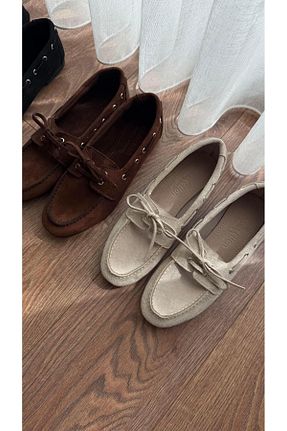 کفش آکسفورد بژ زنانه جیر Eataly Shoes - کد 934171362