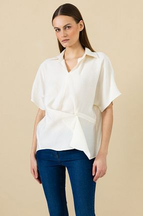 بلوز نباتی زنانه ساده Ekol - کد 934188795