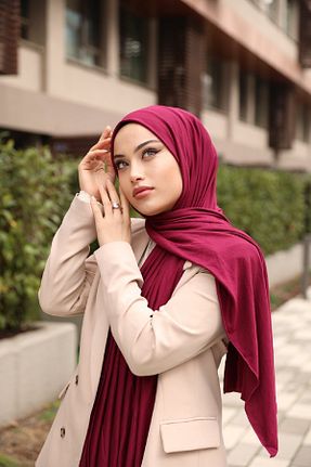 شال سرمه ای زنانه پنبه ای Moda Mevsimi - کد 363910208