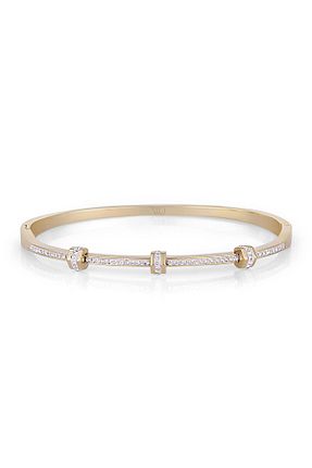 دستبند استیل (فولاد) طلائی زنانه استیل (فولاد) Wesse - کد 66264669