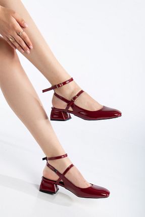 بابت زرشکی زنانه چرم لاکی oyyo - کد 808774287