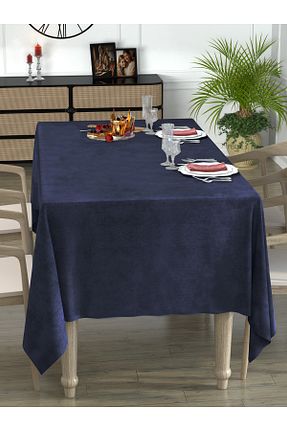 رومیزی آبی پلی استر Perle - کد 356366345