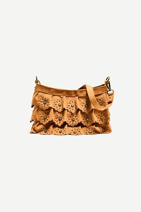 کیف دستی قهوه ای زنانه ابعاد کوچک Bershka - کد 934173371