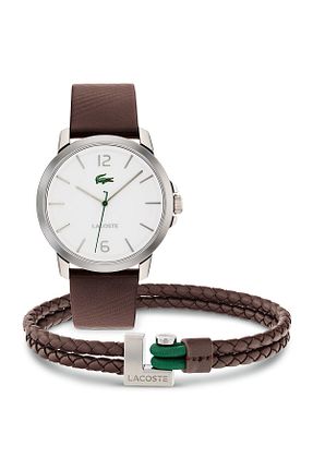ساعت مچی قهوه ای مردانه 41-45 میلی متر Lacoste - کد 779187126