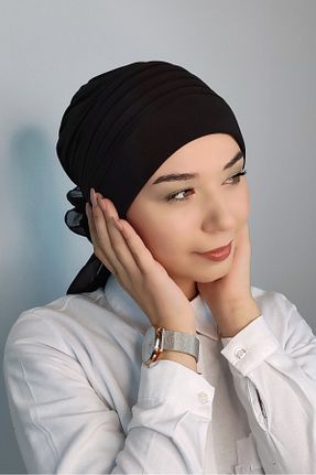 روسری مشکی ساده Moda Mevsimi - کد 66519950