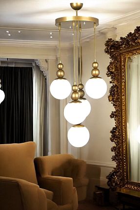 لوستر رنگی فلزی OSC HOME AYDINLATMA TASARIM - کد 350327310