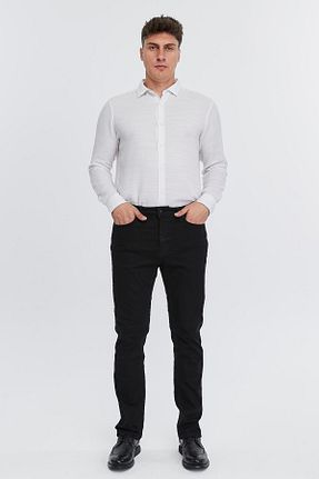 شلوار جین مشکی مردانه پاچه لوله تفنگی CEDY DENIM - کد 280767684