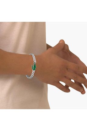 دستبند استیل (فولاد) متالیک مردانه استیل (فولاد) Lacoste - کد 778790027