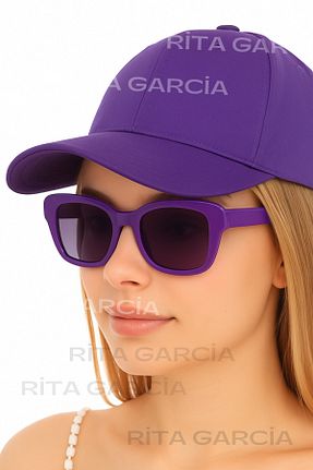 کلاه بنفش زنانه پنبه ای Ritagarcia - کد 217532157