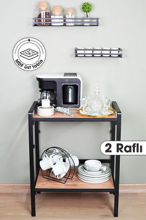 قفسه آشپزخانه مشکی Forada Home & Style - کد 931362318