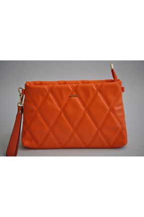 کیف مجلسی نارنجی زنانه چرم مصنوعی SÜFF - کد 935116001