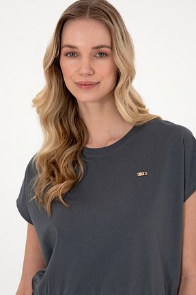 تیشرت طوسی زنانه Fitted U.S. Polo Assn. - کد 934220411