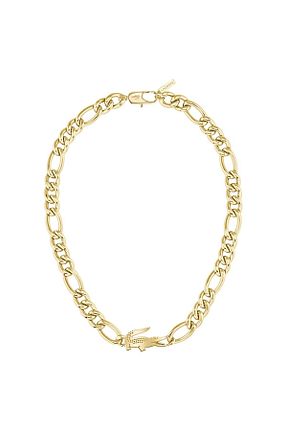 گردنبند جواهر طلائی زنانه برنجی Lacoste - کد 850004683