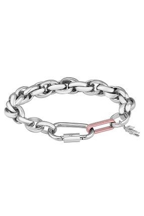 دستبند جواهر متالیک زنانه استیل (فولاد) Lacoste - کد 850004623