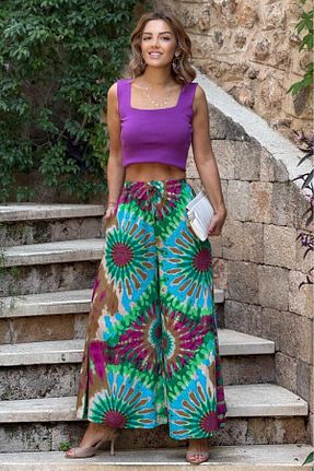 شلوار سبز زنانه بافتنی Nevin Kaya Moda - کد 934227432