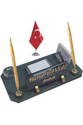 نظم دهنده رو میزی طلائی Sentez Masa Üstü İsimlik - کد 118745412