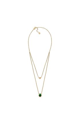 گردنبند جواهر طلائی زنانه فلزی Skagen - کد 862556841