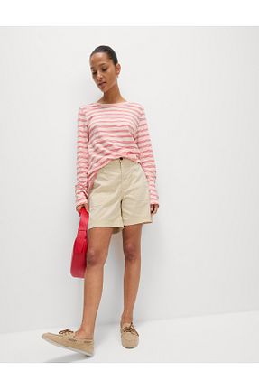 شلوارک و برمودا سفید زنانه اسلیم Marks & Spencer - کد 934248436