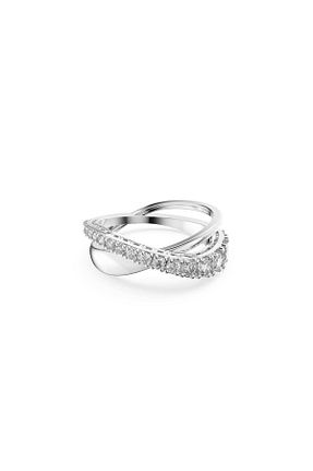 انگشتر استیل (فولاد) سفید زنانه استیل (فولاد) Swarovski - کد 50510508
