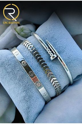 دستبند جواهر رنگی زنانه زیرکن Crc Bijuteri - کد 934258756