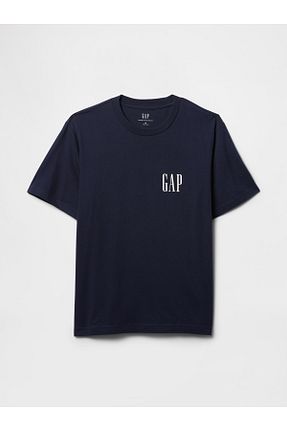 تیشرت سرمه ای مردانه رگولار GAP - کد 934237113
