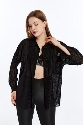 پیراهن مشکی زنانه گشاد KARÇA VOGUE - کد 935172986