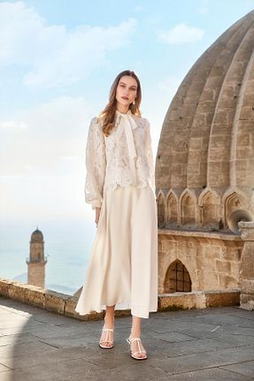 ست بالاتنه و پائین تنه حجاب نباتی رگولار Zühre - کد 934248224
