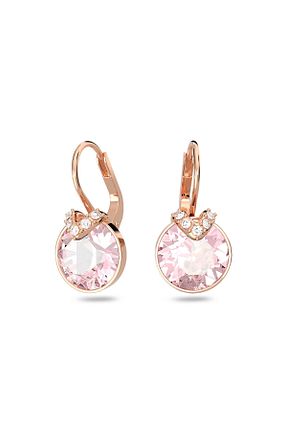 گوشواره جواهر رنگی سنگ Swarovski - کد 654543760