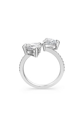 انگشتر استیل (فولاد) سفید زنانه استیل (فولاد) Swarovski - کد 40212937