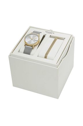 ساعت مچی طلائی زنانه 26-30 میلی متر Skagen - کد 871415762