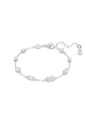 دستبند استیل (فولاد) زنانه رودیوم Swarovski - کد 790920797