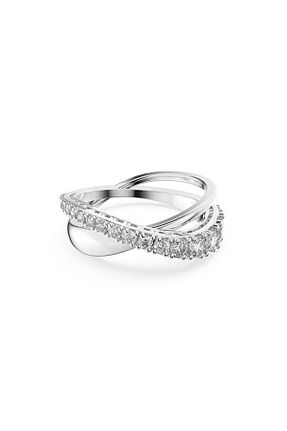 انگشتر استیل (فولاد) سفید زنانه استیل (فولاد) Swarovski - کد 50510153