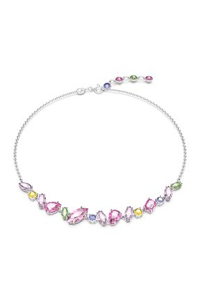 گردنبند جواهر رنگی زنانه Swarovski - کد 672700305