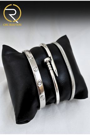دستبند جواهر رنگی زنانه زیرکن Crc Bijuteri - کد 934261927
