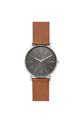 ساعت مچی قهوه ای مردانه استل (فولاد) Skagen - کد 33241997