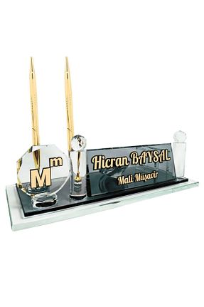 نظم دهنده رو میزی طلائی Sentez Masa Üstü İsimlik - کد 65283006