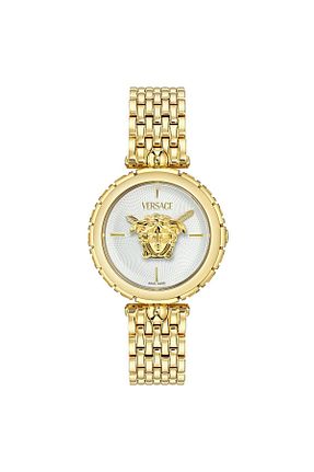ساعت مچی طلائی زنانه 38 میلی متر Versace - کد 850005899