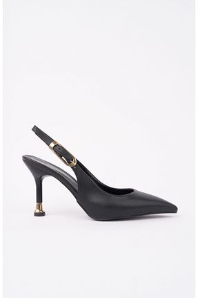 کفش پاشنه بلند کلاسیک مشکی زنانه چرم لاکی bakacstore - کد 932768798