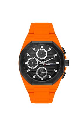 ساعت مچی نارنجی مردانه 42 میلی متر U.S. Polo Assn. - کد 867570201