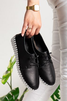 کفش کژوال مشکی زنانه چرم خالص morscho - کد 934289361