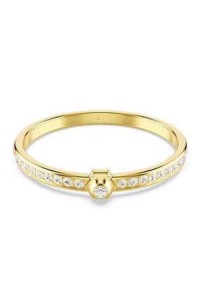 دستبند استیل (فولاد) طلائی زنانه استیل (فولاد) Swarovski - کد 867002731