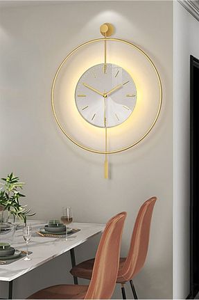 ساعت دیواری طلائی 50 * 75 AGA KONSEPT - کد 761463662