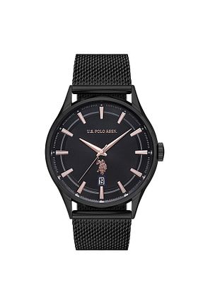 ساعت مچی مشکی مردانه 55 میلی متر و بالاتر U.S. Polo Assn. - کد 35018227