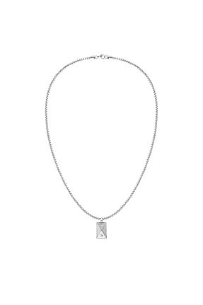 گردنبند استیل ( فولاد ) طوسی مردانه استیل (فولاد) Tommy Hilfiger - کد 825505546