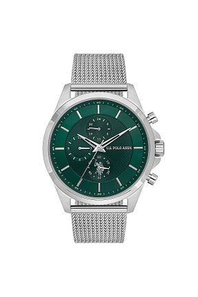 ساعت مچی متالیک مردانه 44 میلی متر U.S. Polo Assn. - کد 858906326